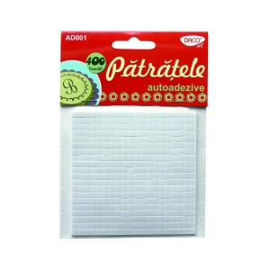 ACCESORII CRAFT – AD001  PATRATELE AUTOADEZIVE