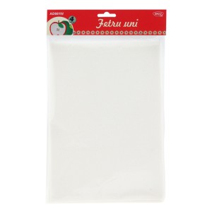 ACCESORII CRAFT – AD081W FETRU UNI SET 4 ALB