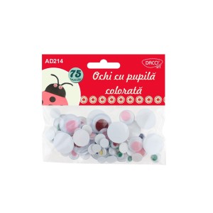 ACCESORII CRAFT – AD214 OCHI CU PUPILA COLORATA DACO