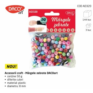 ACCESORII CRAFT – AD320 MARGELE ZEBRATE DACO