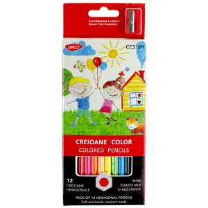 CREION COLOR 12 CULORI DACO HEXAGONAL CC312H