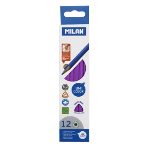CREION COLOR UNICOLOR SET 12  MILAN MOV 0722314112