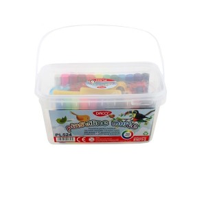 PLASTILINA 24C 17ACCESORII 500G DACO PLASTILINE MULTE PL524