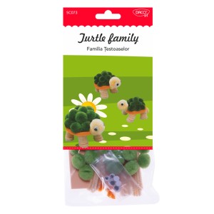 SET CREATIV – SC073 FAMILIA TESTOASELOR DACO