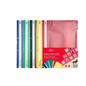 Dosar plastic cu șină Daco set 50 culori asortate DO050