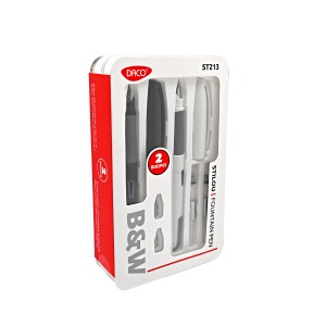 Stilou Daco set 2 black&white ST213
